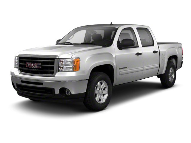 2010 GMC Sierra 1500 SLT in Summit White — front three-quarter view